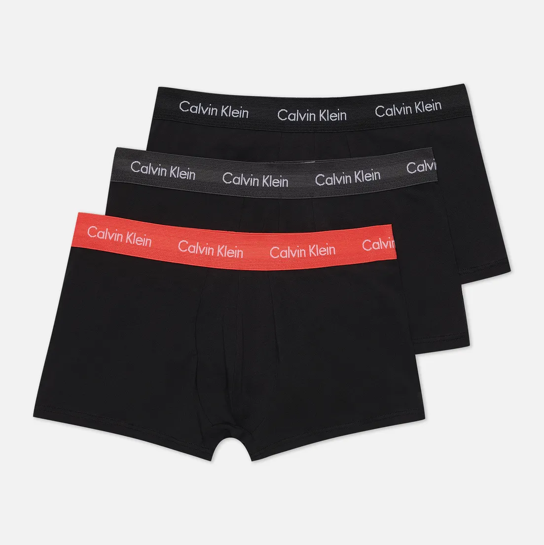 Calvin Klein Underwear Комплект мужских трусов 3-Pack Low Rise Trunk