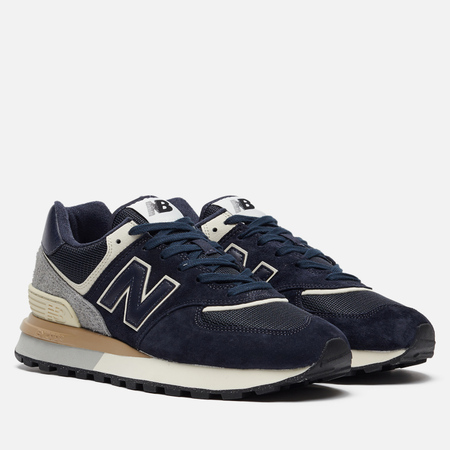 фото Мужские кроссовки new balance 574l v1, цвет синий, размер 40.5 eu