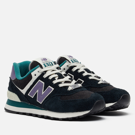 фото Кроссовки new balance u574lv2, цвет чёрный, размер 38 eu