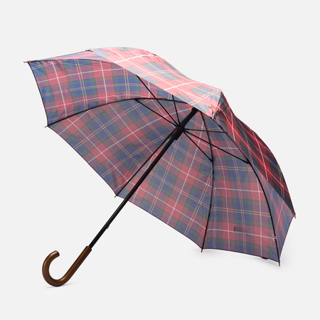 Зонт-трость Barbour Tartan Walker, цвет красный
