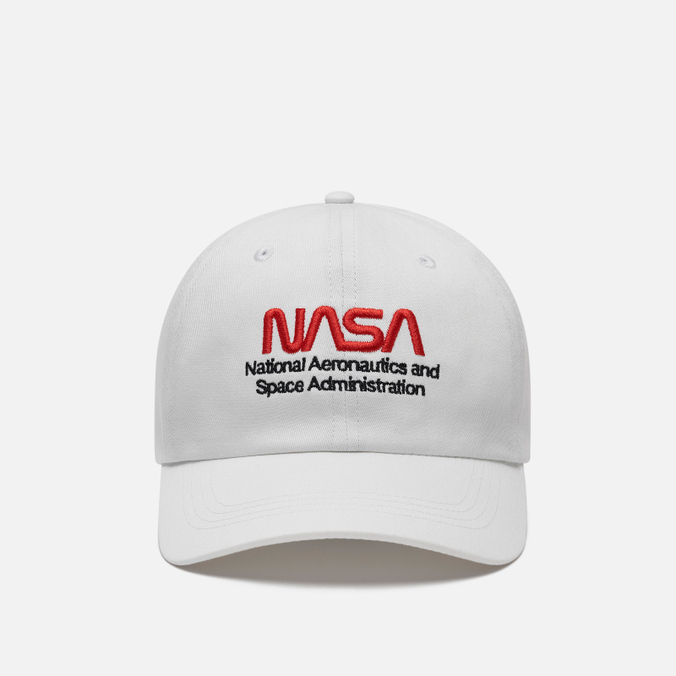 мужская футболка alpha industries nasa logo чёрный размер s Alpha Industries NASA Worm Logo