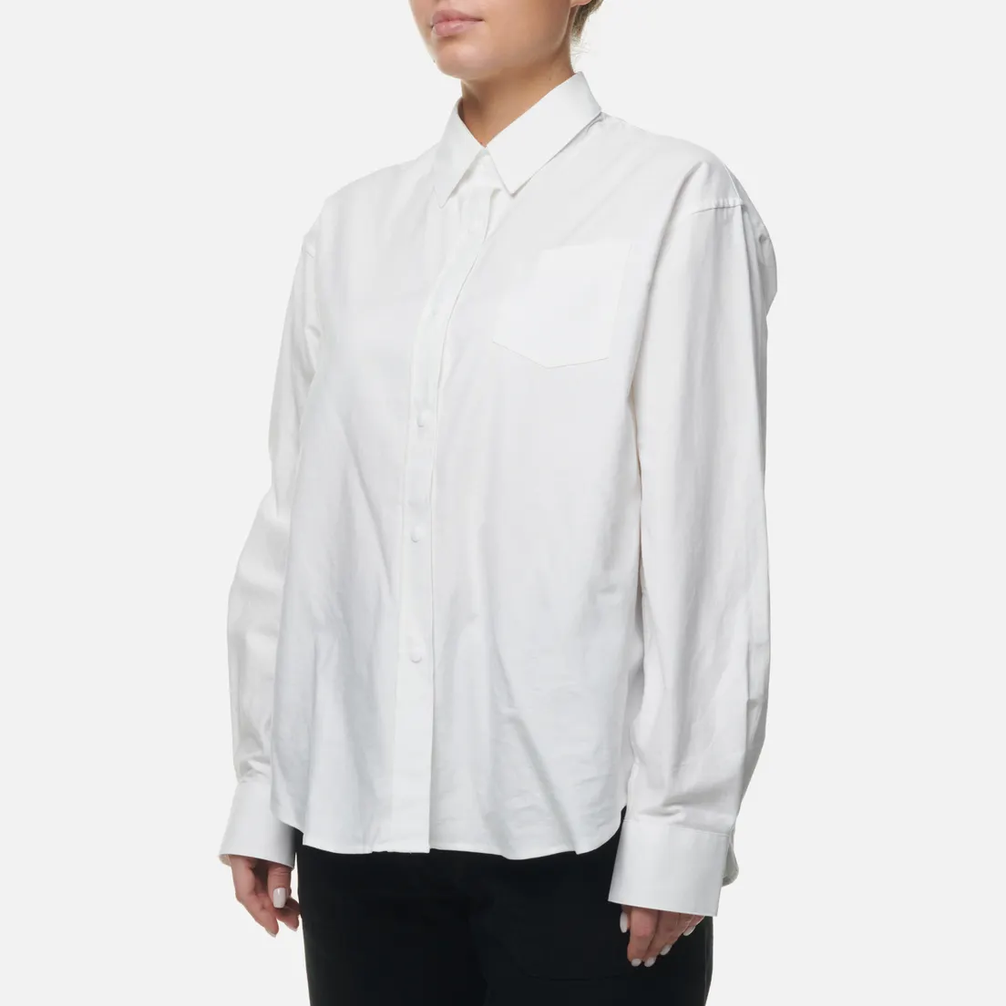 Uniform Bridge Женская рубашка 22FW Basic Oxford