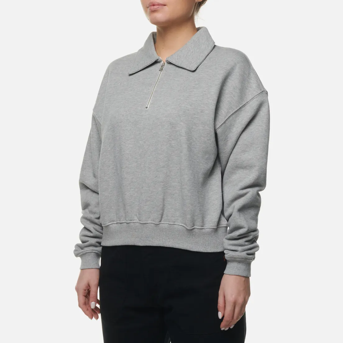 Uniform Bridge Женская толстовка 22FW Half Zip Up