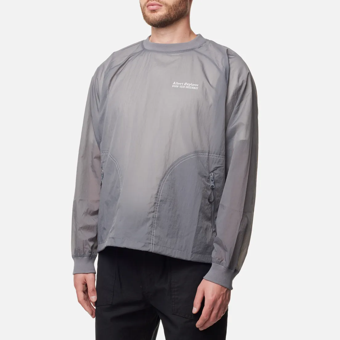 Uniform Bridge Мужской лонгслив 23SS AE Uniform Crew Neck