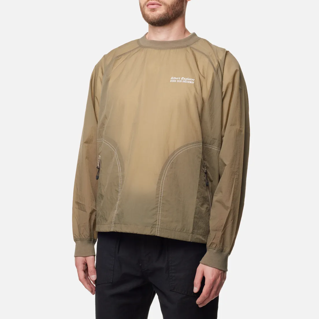 Uniform Bridge Мужской лонгслив 23SS AE Uniform Crew Neck