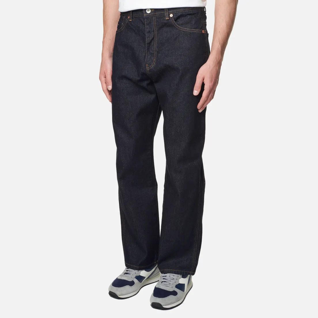 Uniform Bridge Мужские джинсы 23SS Buckle Back Denim