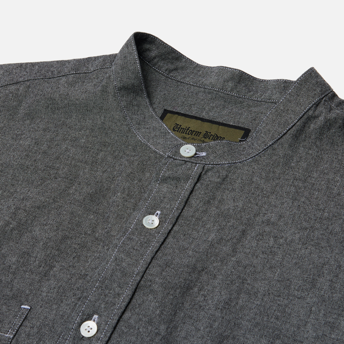 Uniform Bridge Мужская рубашка 23SS Chambray