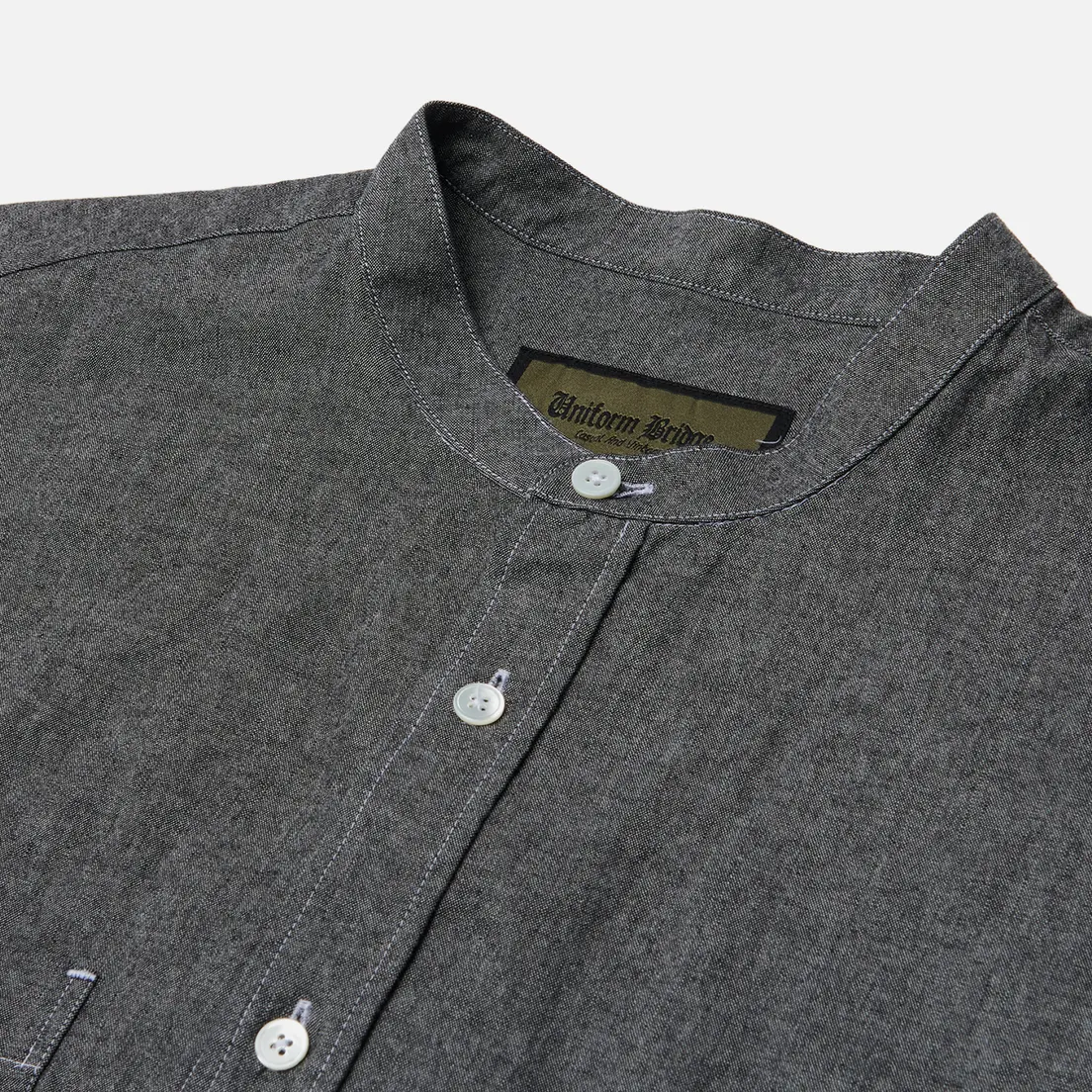 Uniform Bridge Мужская рубашка 23SS Chambray