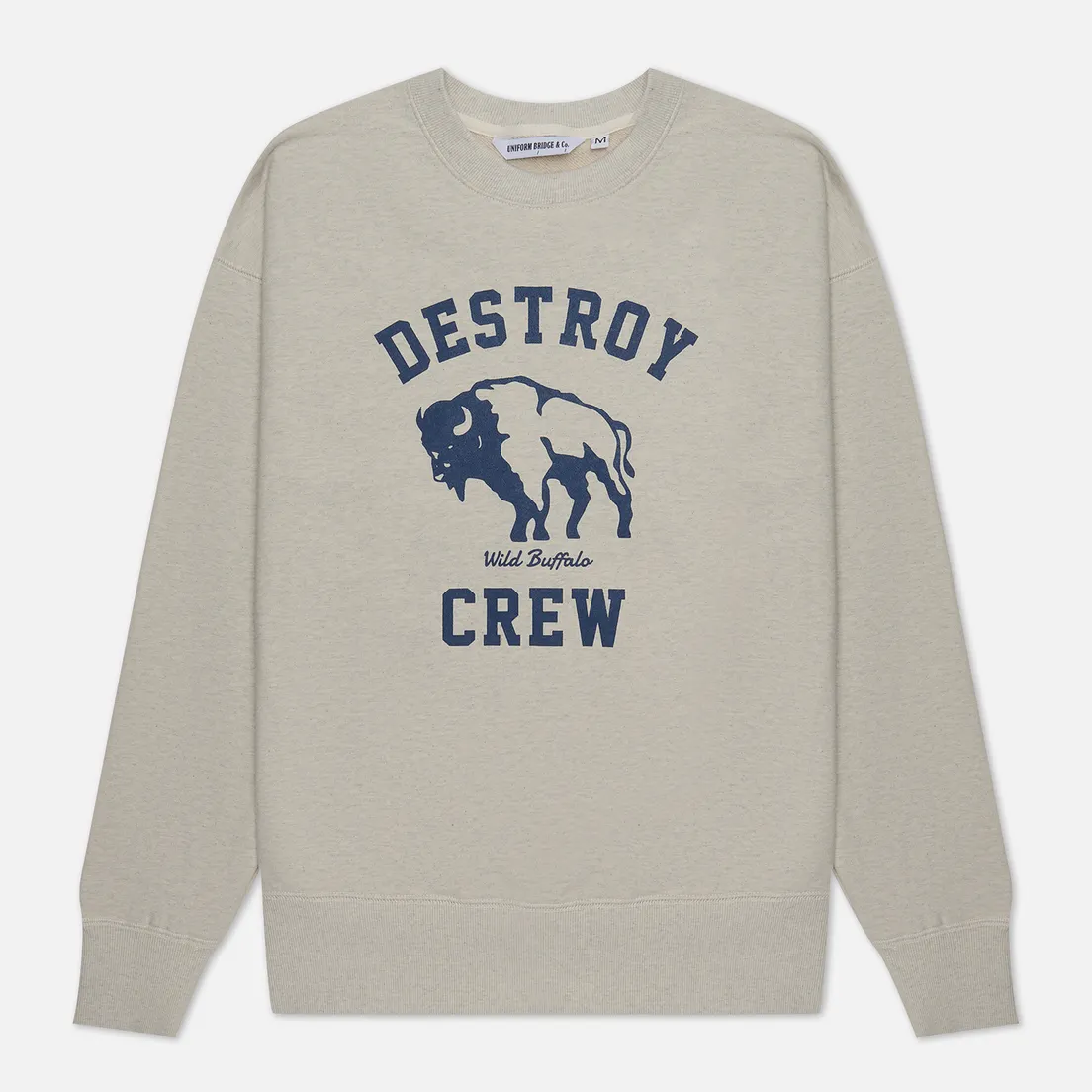 Uniform Bridge Мужская толстовка Destroy Buffalo Crew Neck