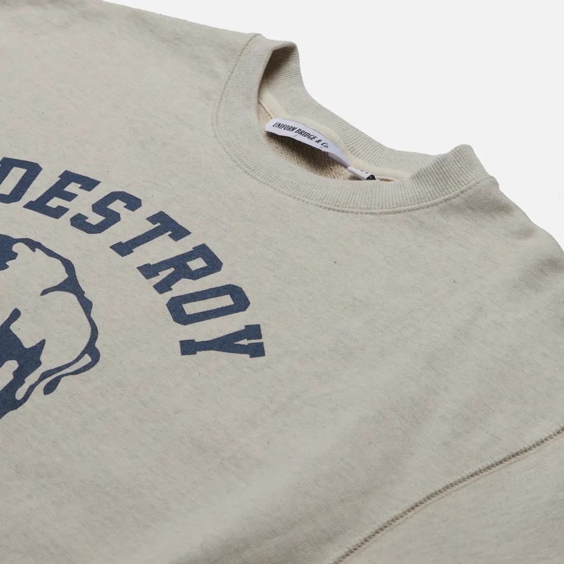 Uniform Bridge Мужская толстовка Destroy Buffalo Crew Neck