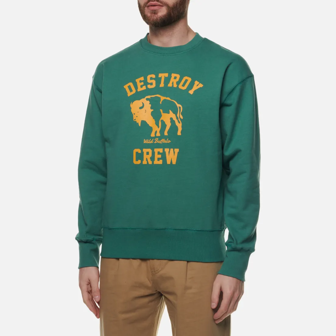 Uniform Bridge Мужская толстовка Destroy Buffalo Crew Neck