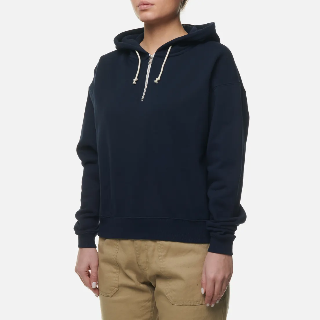 Uniform Bridge Женская толстовка Half Zip Up Hoodie