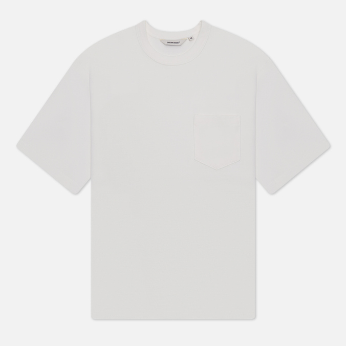 Мужская футболка Uniform Bridge Heavyweight Pocket, цвет белый