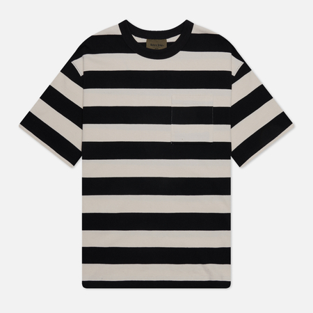 фото Мужская футболка uniform bridge naval stripe, цвет чёрный, размер m