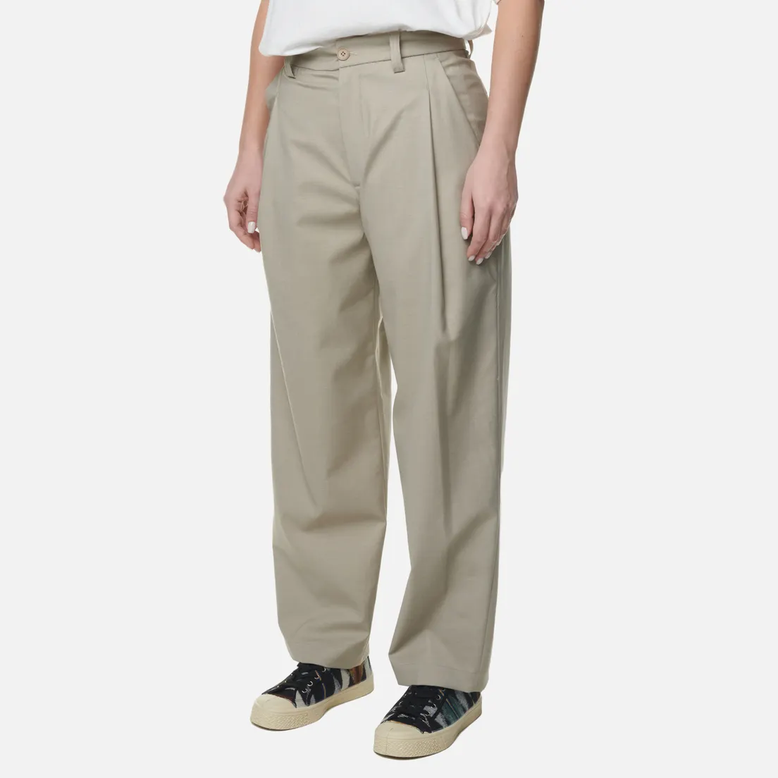 Uniform Bridge Женские брюки One Tuck Wool Slacks
