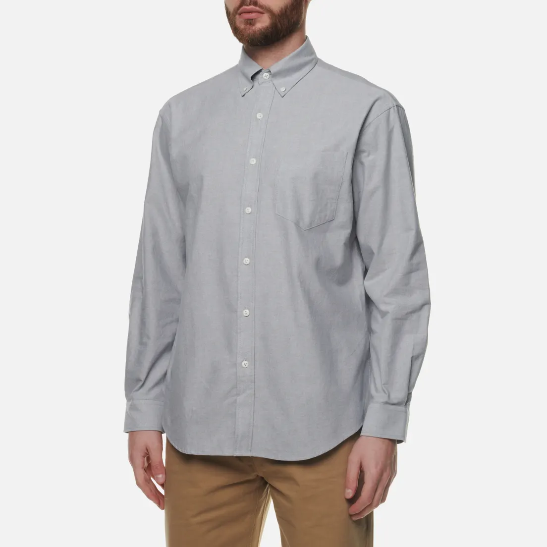 Uniform Bridge Мужская рубашка Oxford BD