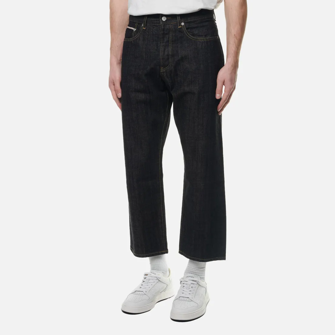Uniform Bridge Мужские джинсы Selvedge Crop Denim