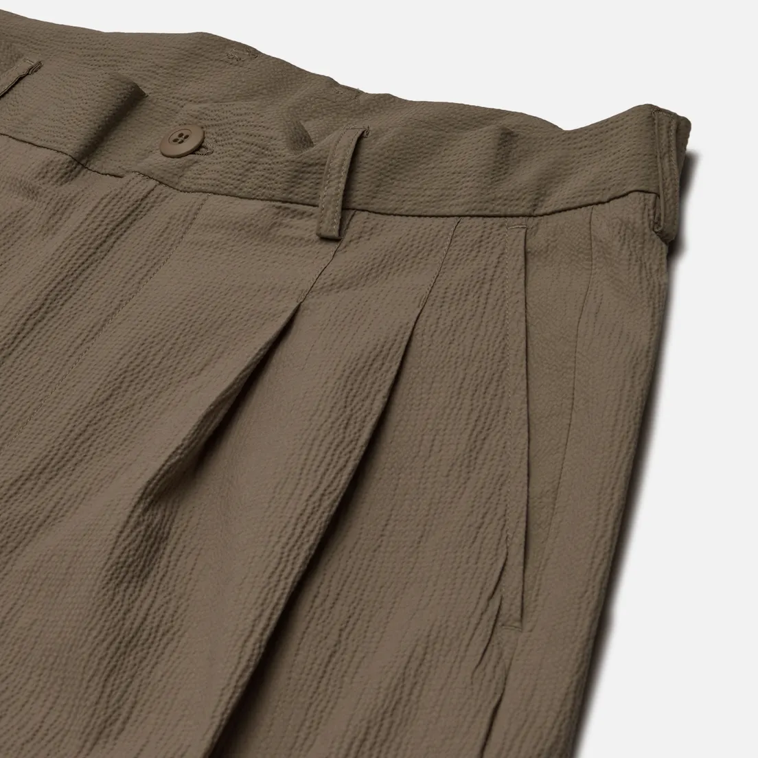 Uniform Bridge Мужские брюки Two Tuck Seersucker Crop