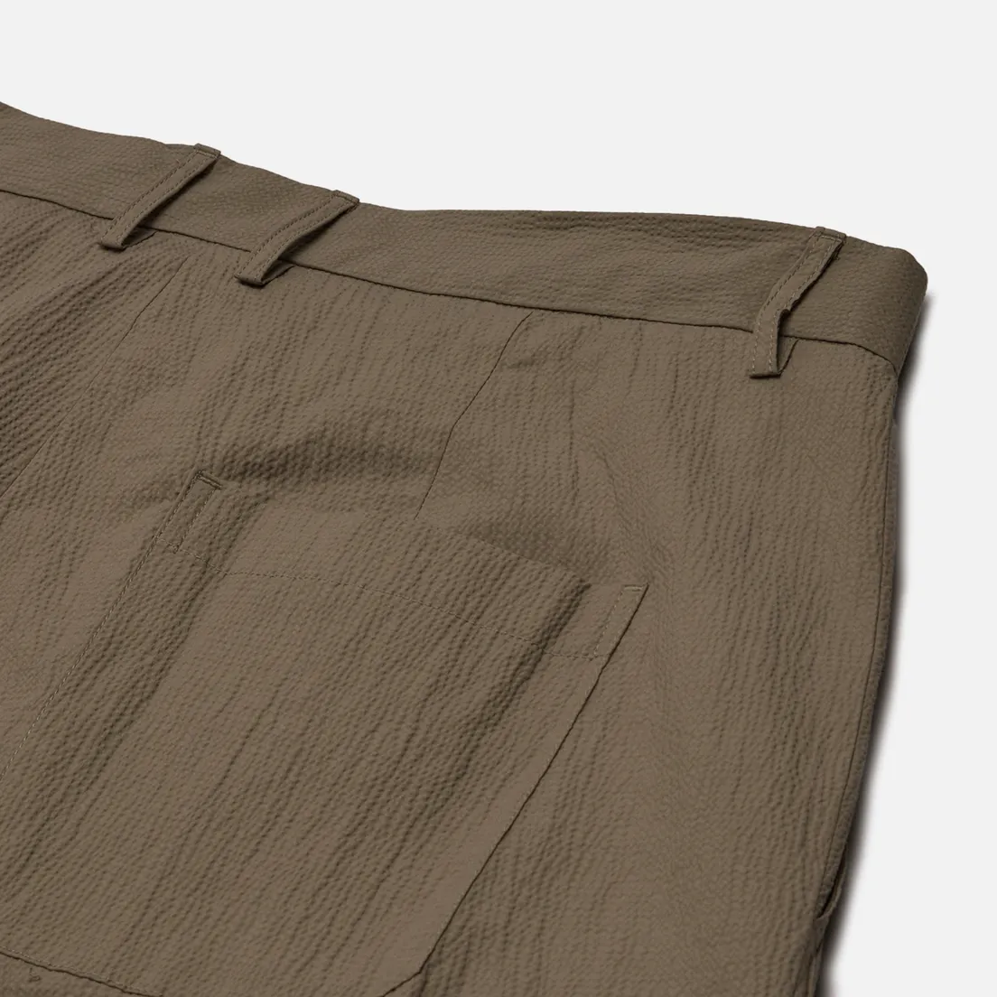 Uniform Bridge Мужские брюки Two Tuck Seersucker Crop