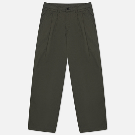 Мужские брюки Uniform Bridge Two Tuck Chino, цвет зелёный, размер M