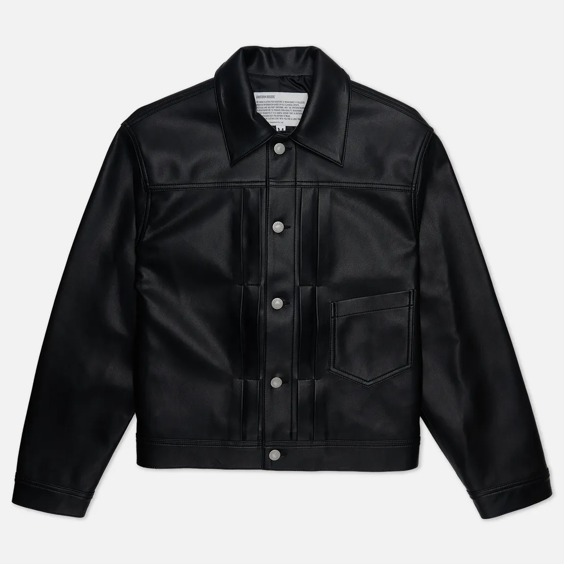 Uniform Bridge Мужская демисезонная куртка Vegan Leather Trucker