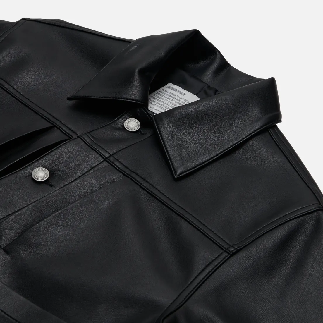 Uniform Bridge Мужская демисезонная куртка Vegan Leather Trucker