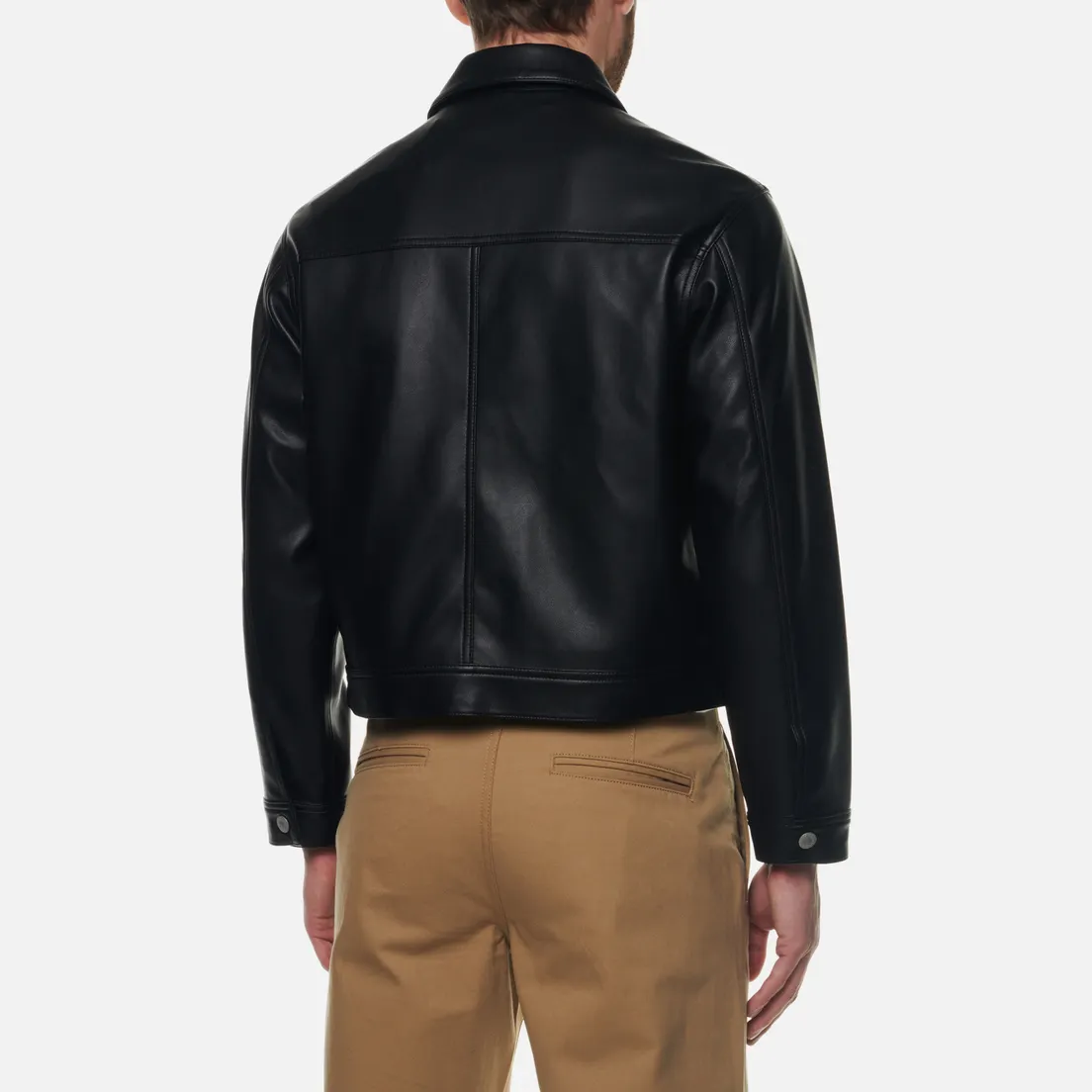 Uniform Bridge Мужская демисезонная куртка Vegan Leather Trucker