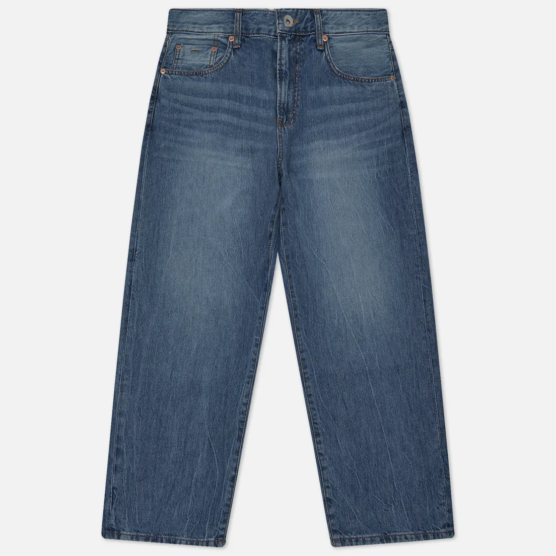 Uniform Bridge Мужские джинсы Wide Crop Denim