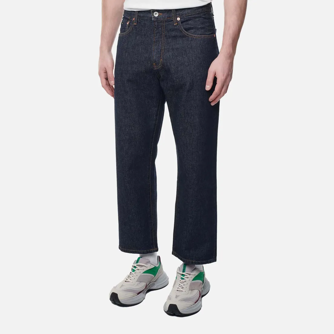 Uniform Bridge Мужские джинсы Wide Crop Denim