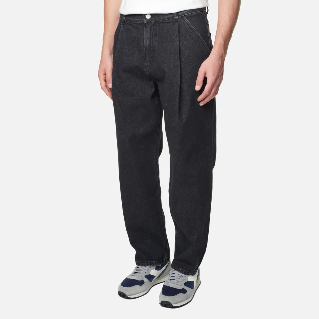 Uniform Bridge Мужские джинсы Wide One Tuck Denim