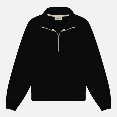 фото Женская толстовка uniform bridge reverse-weave half zip up, цвет чёрный, размер s