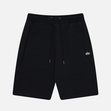 Мужские шорты Alpha Industries Essential French Terry, цвет чёрный, размер S
