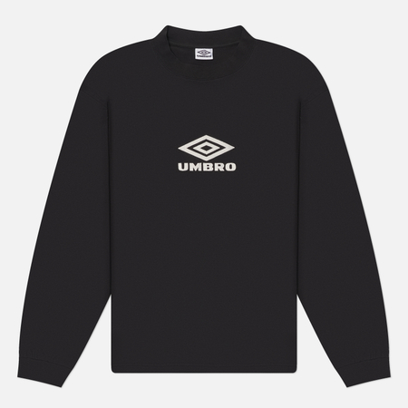 Мужской лонгслив Umbro OG Logo, цвет чёрный, размер M