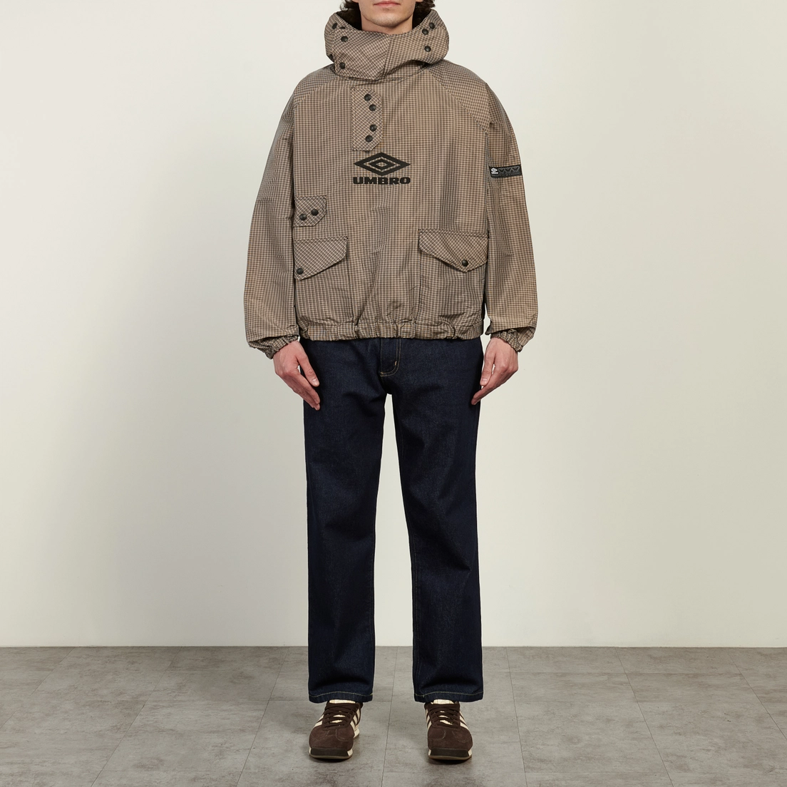 Umbro Мужская куртка анорак Smock Check