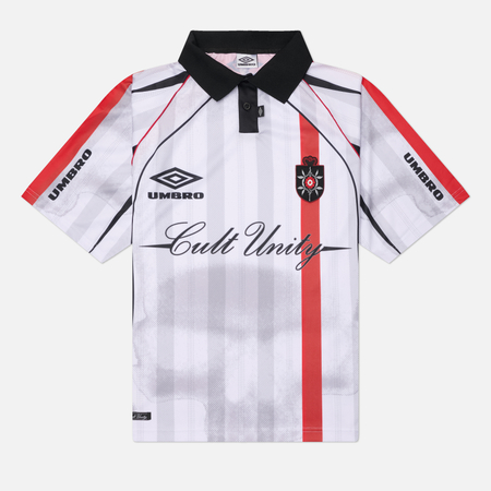 Мужское поло Umbro 01 03, цвет белый, размер L