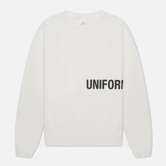 Мужская толстовка uniform experiment Wide Crew Neck White