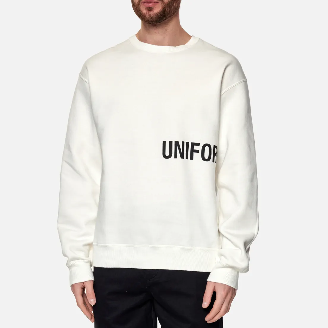 uniform experiment Мужская толстовка Wide Crew Neck