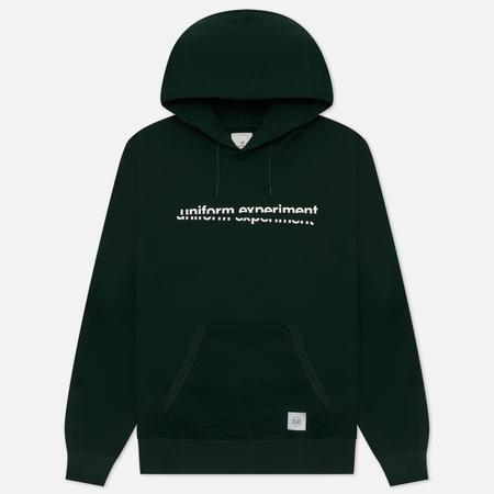 Мужская толстовка uniform experiment Slash Graphic Hoodie цвет зелёный размер XL 23490₽