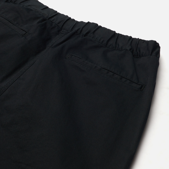 Мужские брюки uniform experiment, цвет чёрный, размер S UE-212018-BLK Stretch Chino Ribbed Easy - фото 3