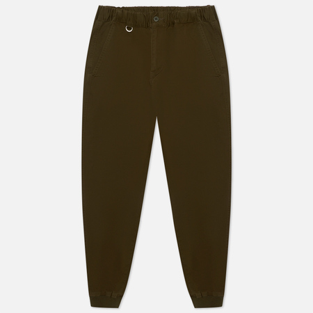 Мужские брюки uniform experiment Stretch Chino Ribbed Easy, цвет оливковый, размер S
