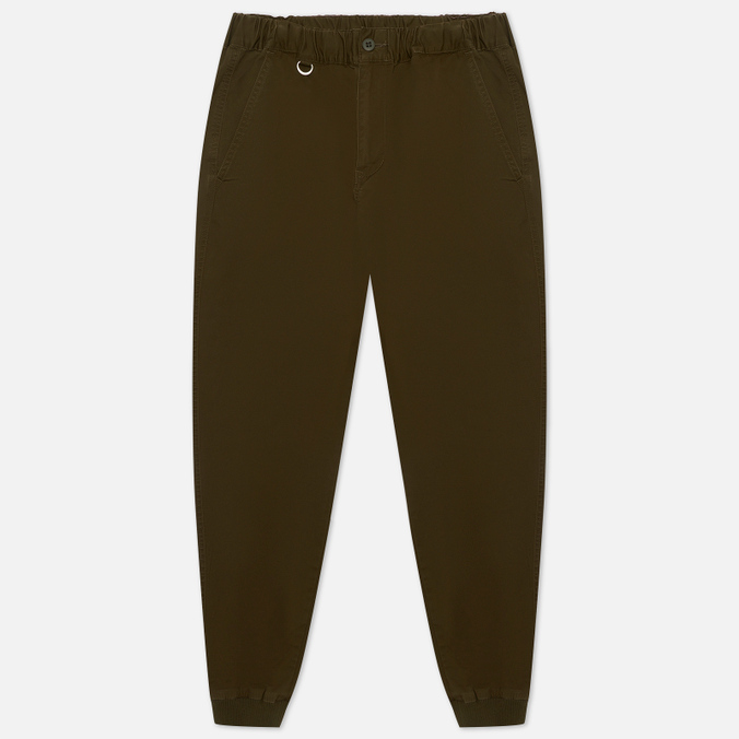Мужские брюки uniform experiment, цвет оливковый, размер M UE-212018-KHAKI Stretch Chino Ribbed Easy - фото 1
