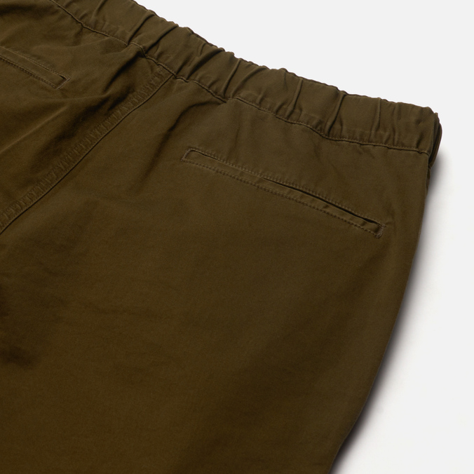 Мужские брюки uniform experiment, цвет оливковый, размер M UE-212018-KHAKI Stretch Chino Ribbed Easy - фото 3