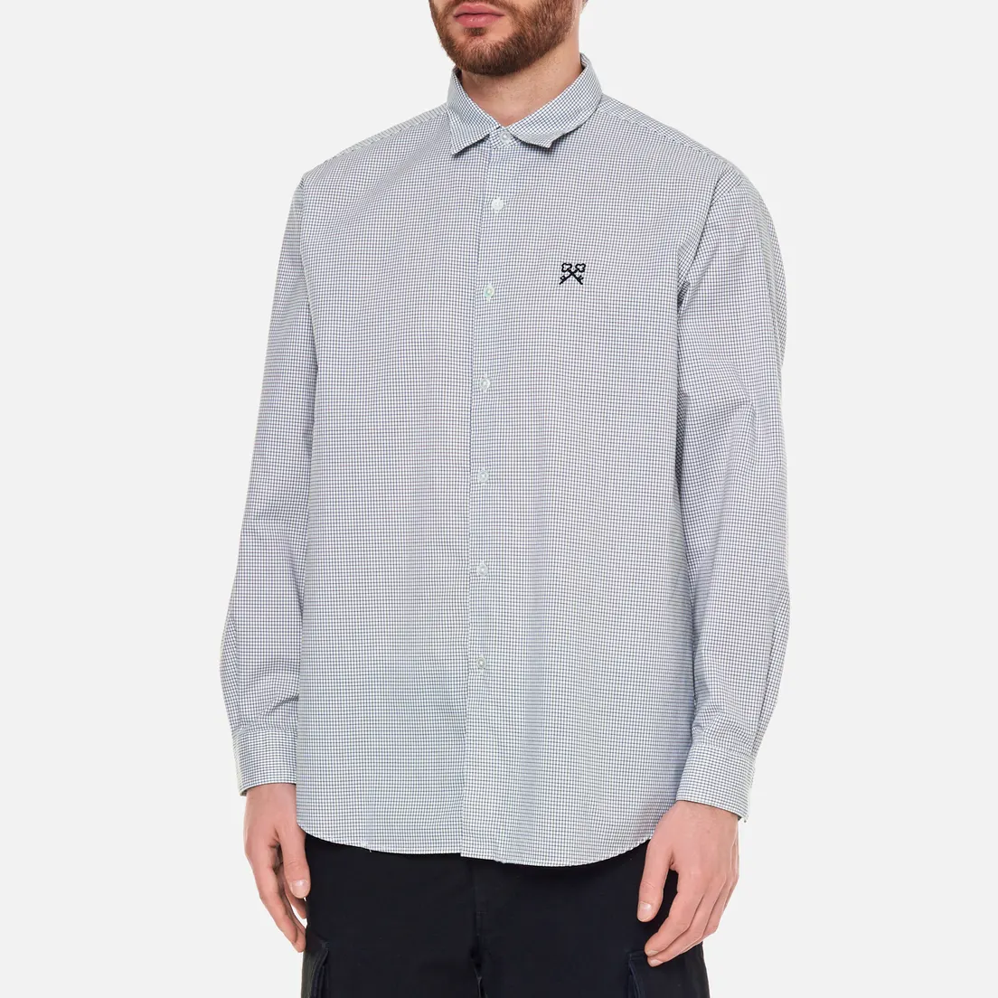 uniform experiment Мужская рубашка Baggy Regular Collar