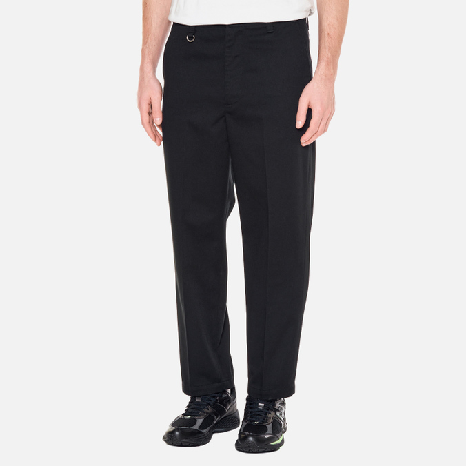 Мужские брюки uniform experiment, цвет чёрный, размер S UE-212023-BLK Tapered Chino - фото 4