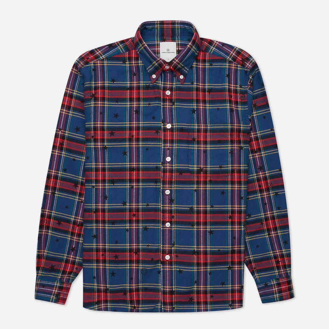 uniform experiment Мужская рубашка Star Flannel Check Big B.D.