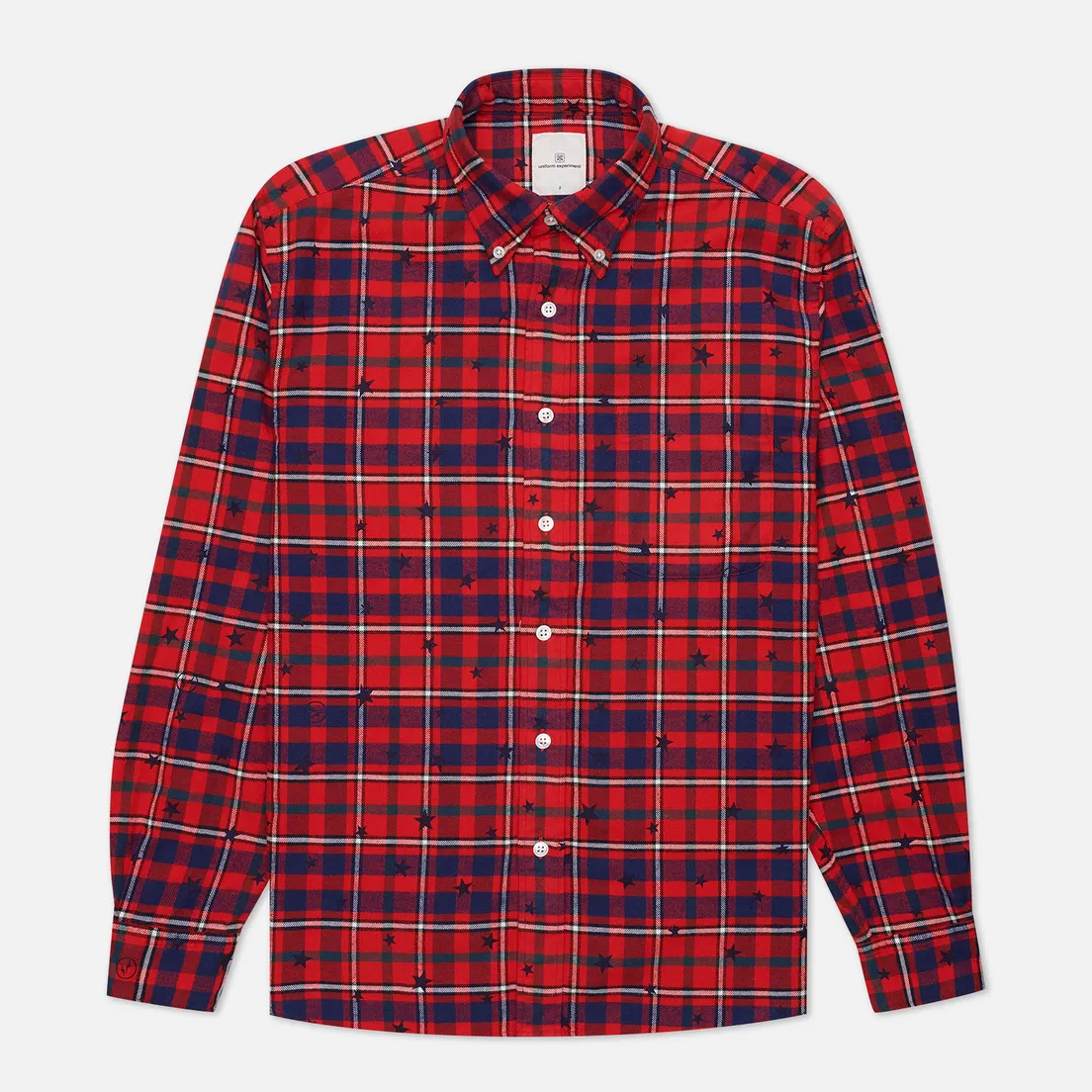 uniform experiment Мужская рубашка Star Flannel Check Big B.D.