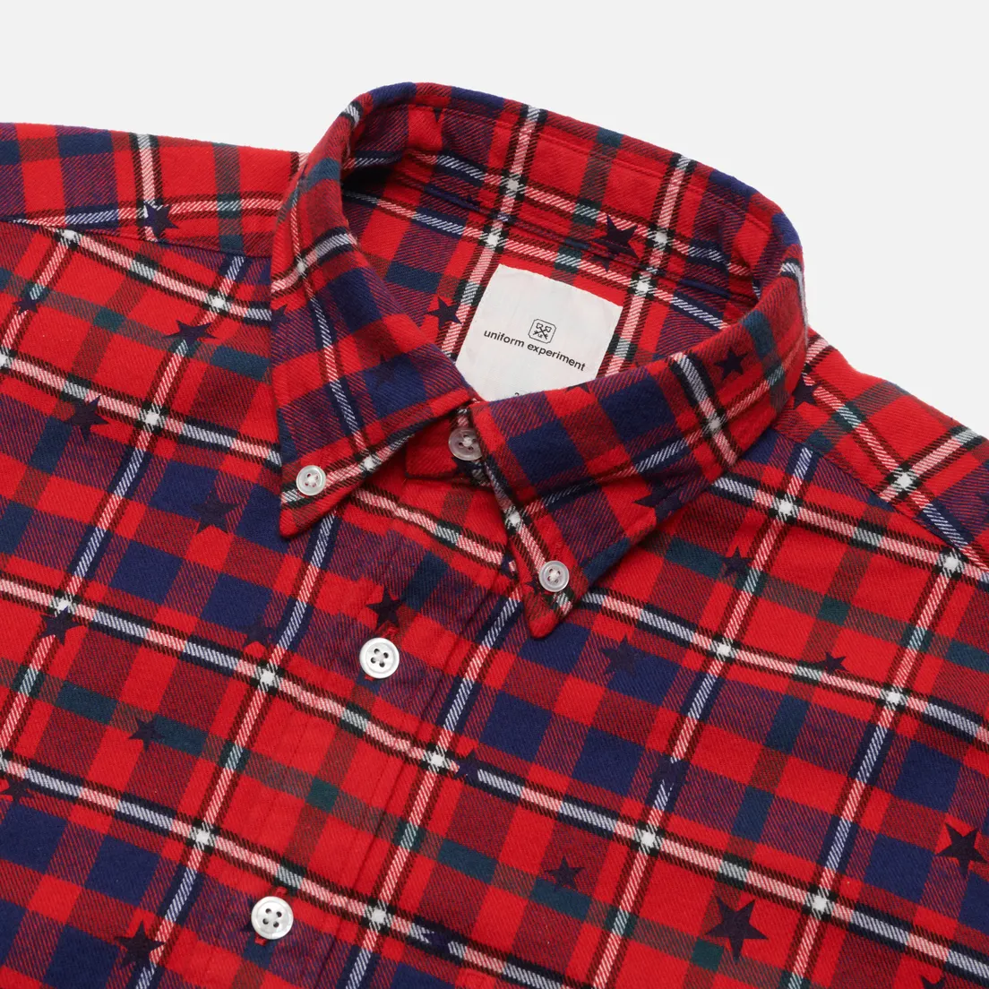 uniform experiment Мужская рубашка Star Flannel Check Big B.D.