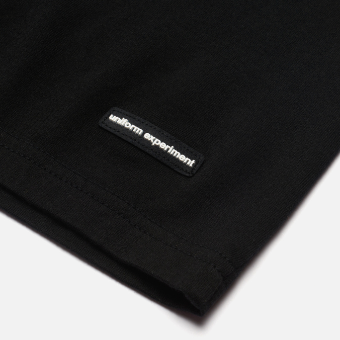 Мужская футболка uniform experiment, цвет чёрный, размер S UE-212049-BLK Authentic Pocket - фото 3