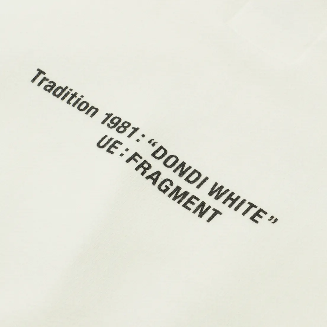 uniform experiment Мужская толстовка x Dondi White Pullover Sweat Hoodie