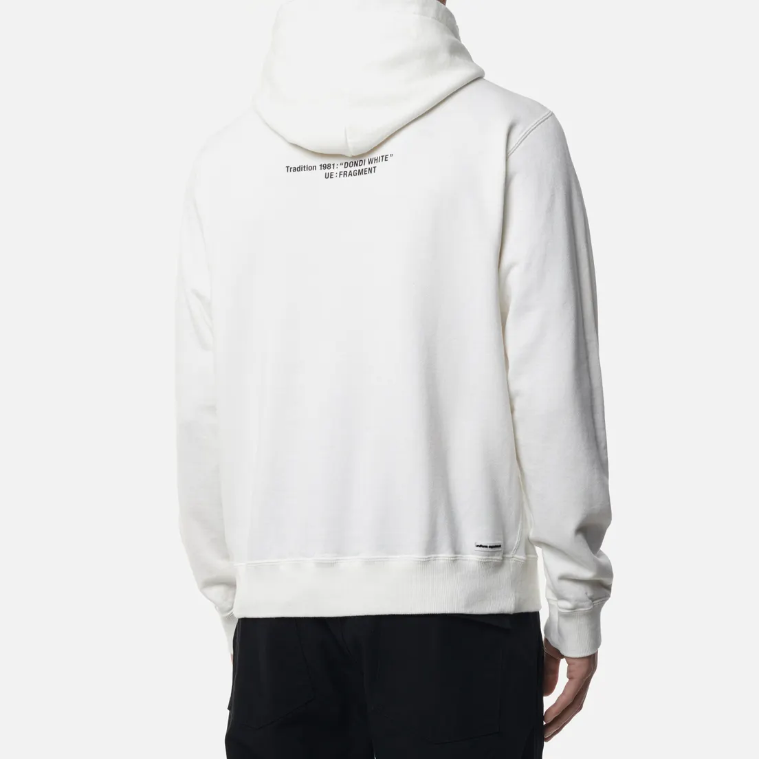 uniform experiment Мужская толстовка x Dondi White Pullover Sweat Hoodie